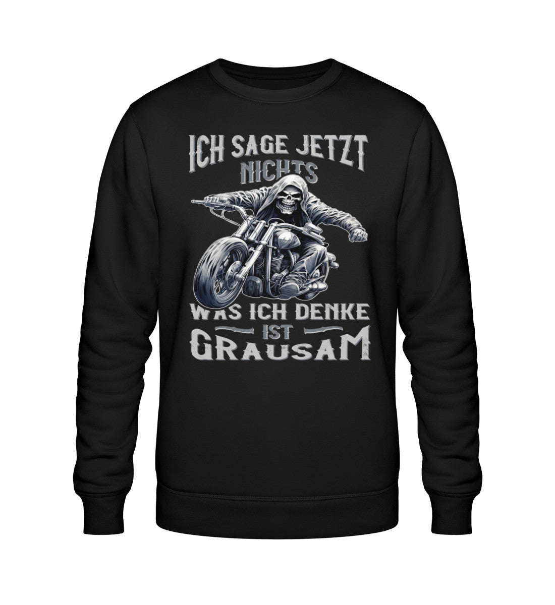 Ein Biker T-Shirt für Motorradfahrer von Wingbikers mit dem Aufdruck, Ich sage jetzt nichts - Was ich denke ist grausam - in schwarz.