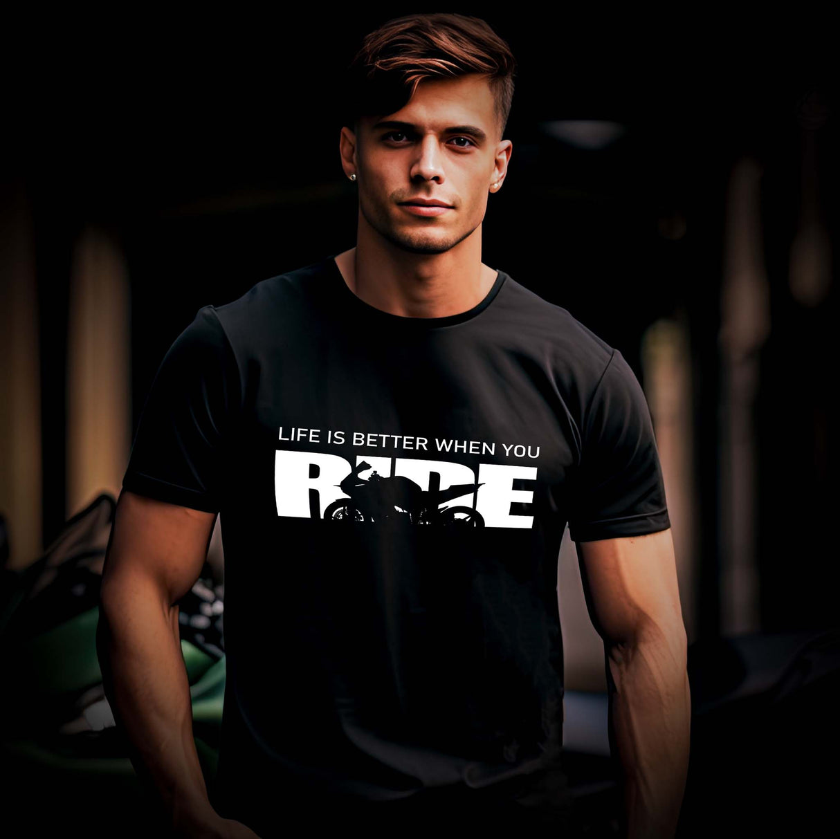 Life Is Better When You Ride - Motorrad Shirt - Sportler