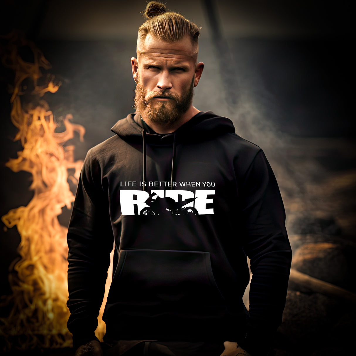 Life Is Better When You Ride - Motorrad Hoodie - Sportler