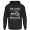 Ein Triker Hoodie für Trikefahrer von Wingbikers mit dem Aufdruck, Mir reichts, ich geh´ Dreirad fahren, in schwarz.