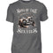 Ein Biker T-Shirt für Motorradfahrer von Wingbikers mit dem Aufdruck, Sons of the Sixties - Vintage Biker, in grau.