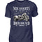 Ein Triker T-Shirt für Trikefahrer von Wingbikers mit dem Aufdruck, Mir reichts, ich geh´ Dreirad fahren, in navy blau.