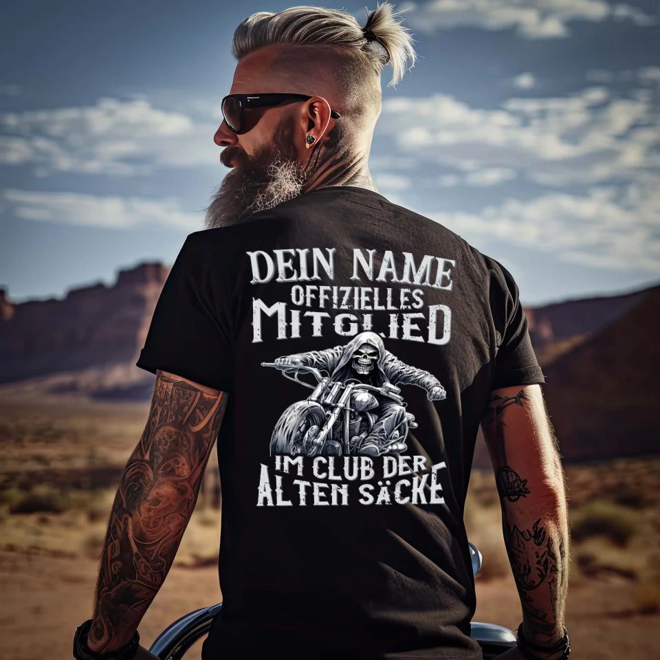 Club der alten Säcke - Back Print Shirt