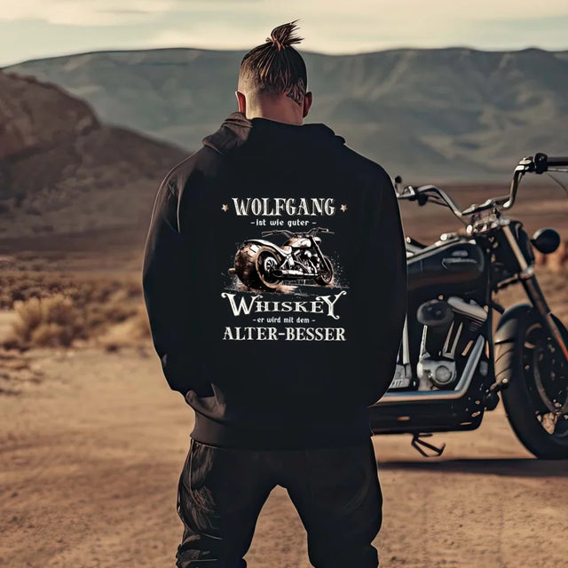 Hoodie back - Biker Whiskey