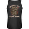 Ein Biker Tanktop für Motorradfahrer von Wingbikers mit dem Aufdruck, Respect All - Fear None, mit Back Print, in schwarz.