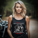 Love is... When You Like Someone As Much As Your Motorcycle - Damen Tanktop