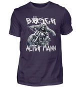 Biker T-Shirt "Böser alter Mann" für Motorradfahrer. 