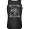 Ein Biker Tanktop für Motorradfahrer von Wingbikers mit dem Aufdruck, Sons of the Sixties - Vintage Biker - als Back Print, in schwarz.