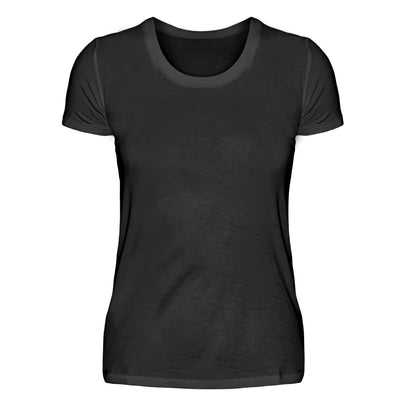 Ein T-Shirt für Motorradfahrerinnen von Wingbikers mit dem Aufdruck, The Sound of Freedom, als Backprint in schwarz, Ansicht von vorne. 